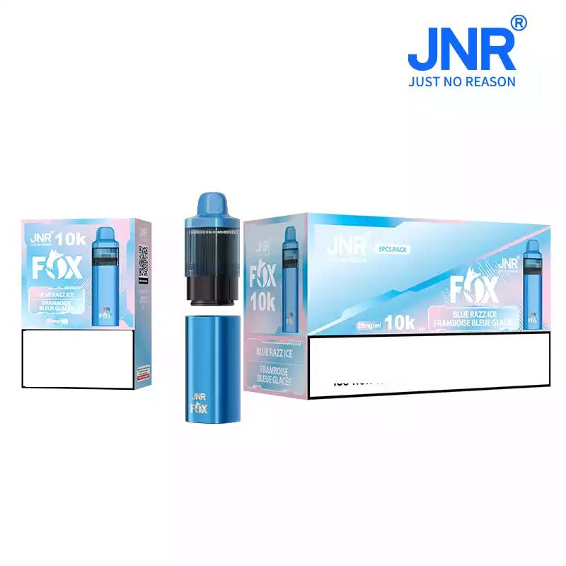 JNR FOX 10000 Puffs Pod Kit Bulk Buy Rechargeable Refillable Vape Wholesale