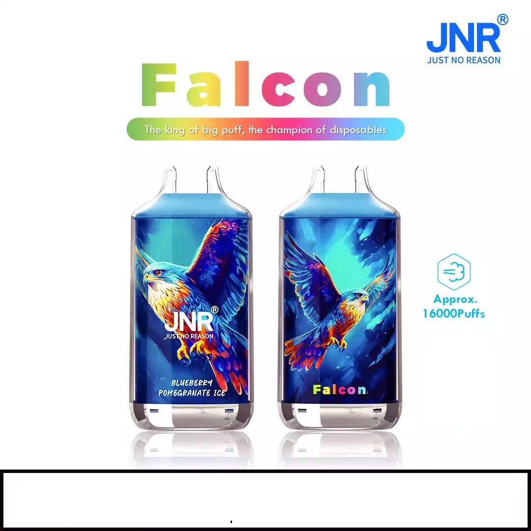 JNR FALCON 16000 Puffs Crystal Craft Dual Mesh Bulk Buy Rechargeable Disposable Vapes Wholesale