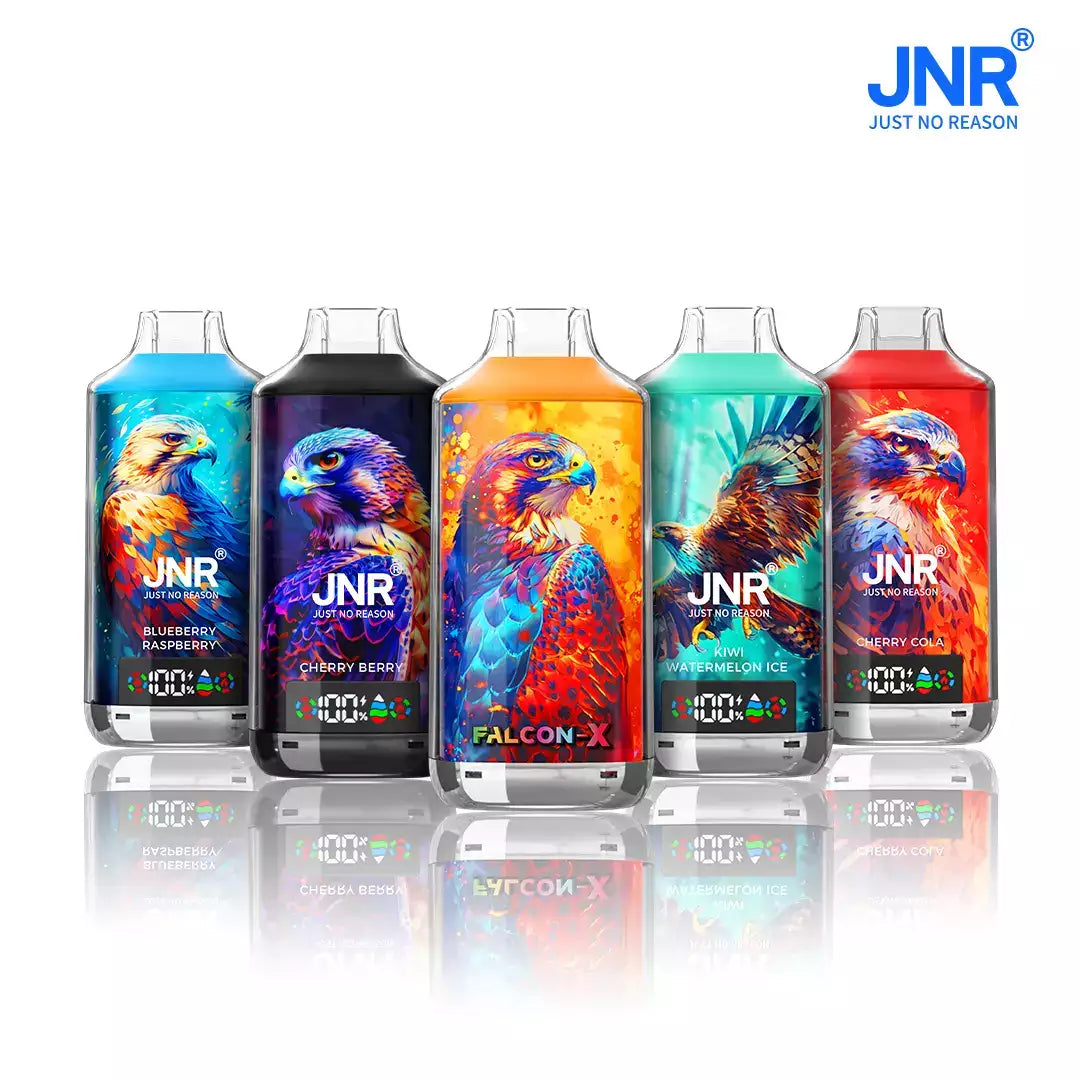 JNR FALCON X 18000 Puffs Dual Mesh LED Display Bulk Buy Rechargeable Disposable Vapes Wholesale