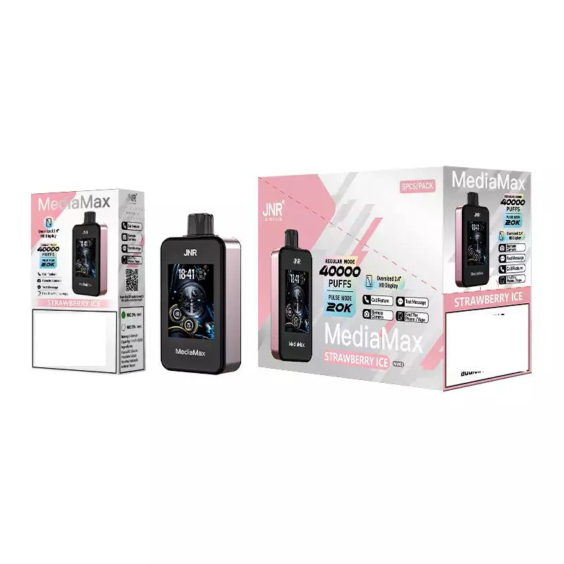 JNR Media Max 40000 Puffs Dual Mesh HD Display Bulk Buy Rechargeable Disposable Vapes Wholesale