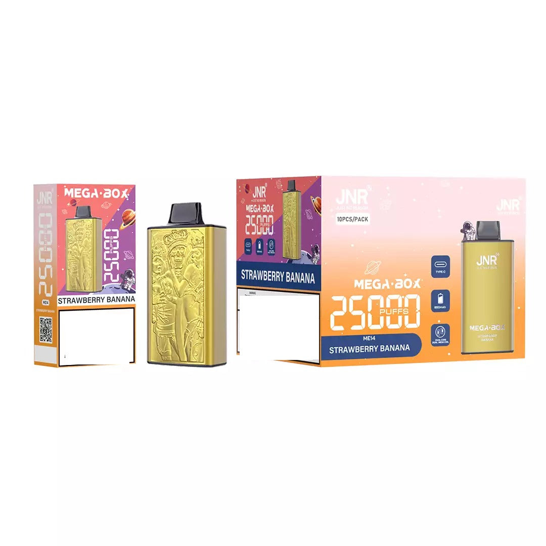 JNR MEGA BOX 25000 Puffs Dual Mesh Bulk Buy Rechargeable Disposable Vapes Wholesale
