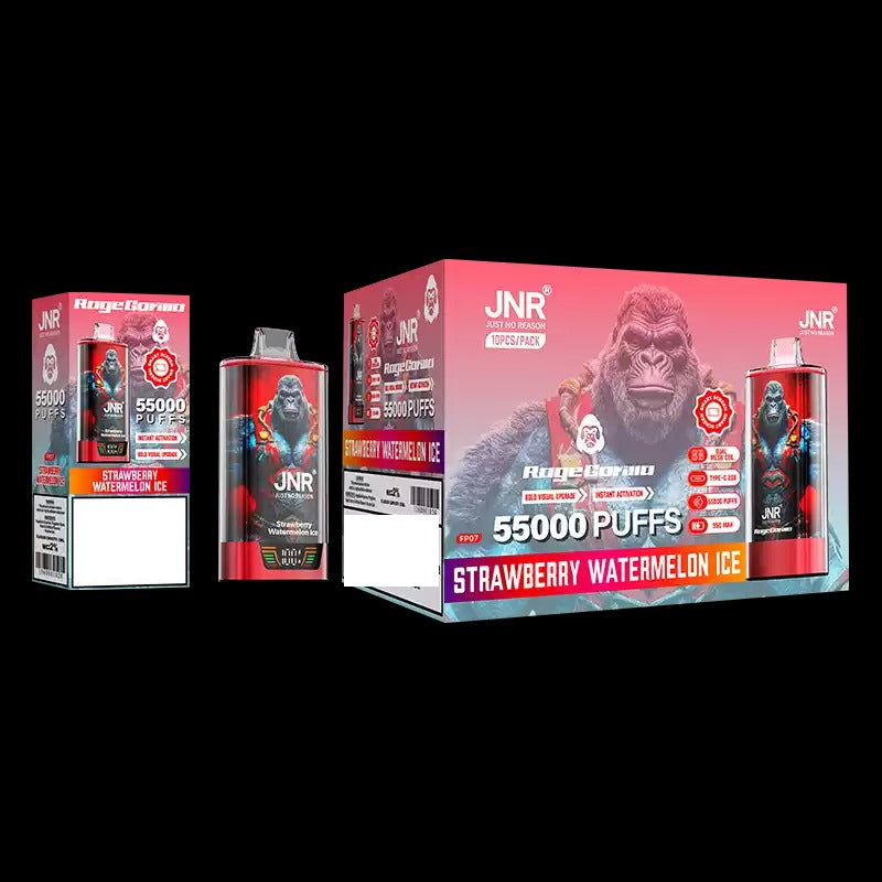 JNR RAGE GORILLA 55000 Puffs Dual Mesh Bulk Buy Rechargeable Disposable Vapes Wholesale