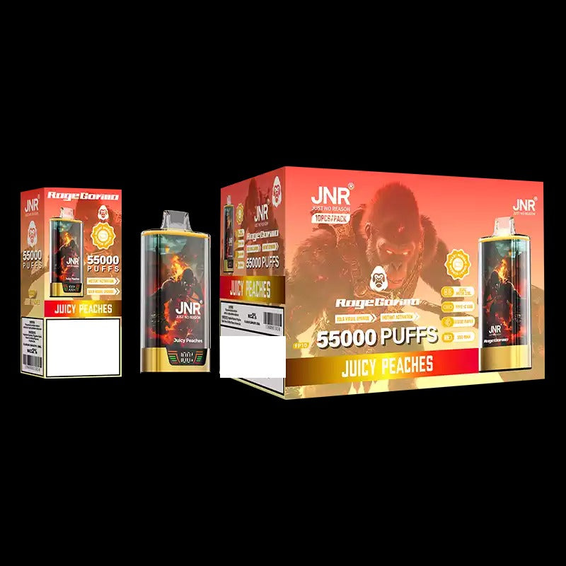 JNR RAGE GORILLA 55000 Puffs Dual Mesh Bulk Buy Rechargeable Disposable Vapes Wholesale