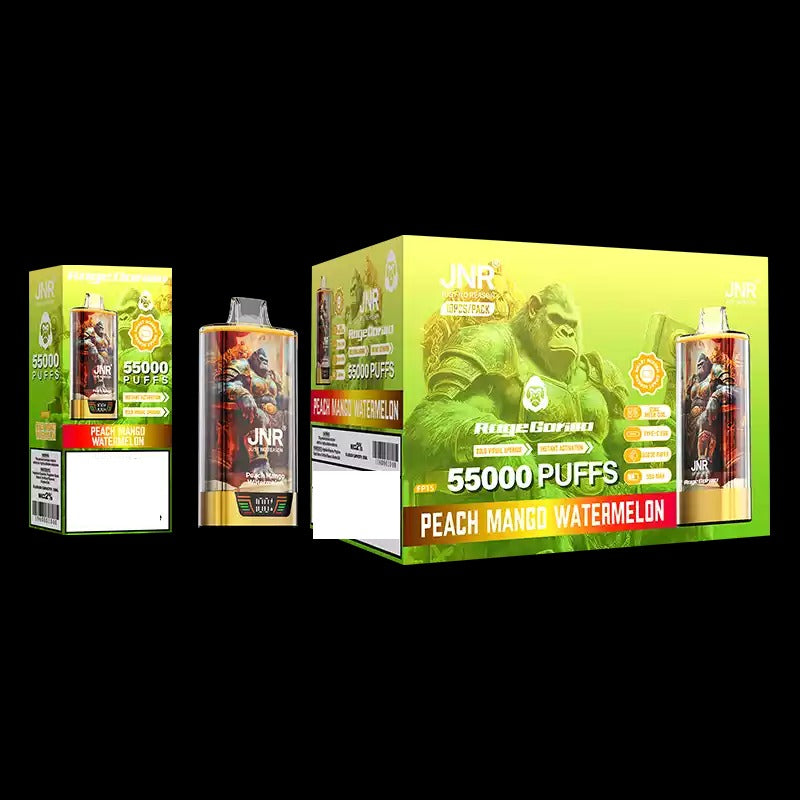 JNR RAGE GORILLA 55000 Puffs Dual Mesh Bulk Buy Rechargeable Disposable Vapes Wholesale