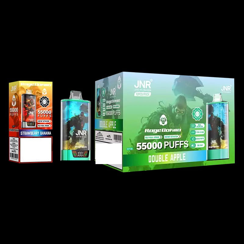 JNR RAGE GORILLA 55000 Puffs Dual Mesh Bulk Buy Rechargeable Disposable Vapes Wholesale