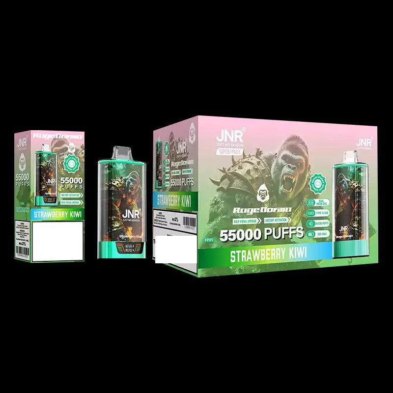 JNR RAGE GORILLA 55000 Puffs Dual Mesh Bulk Buy Rechargeable Disposable Vapes Wholesale