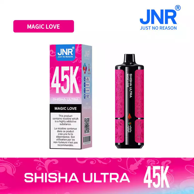 JNR SHISHA ULTRA 45k 45000 Puffs High Performance Big Capacity Disposable Vape Wholesale Bulk Buy