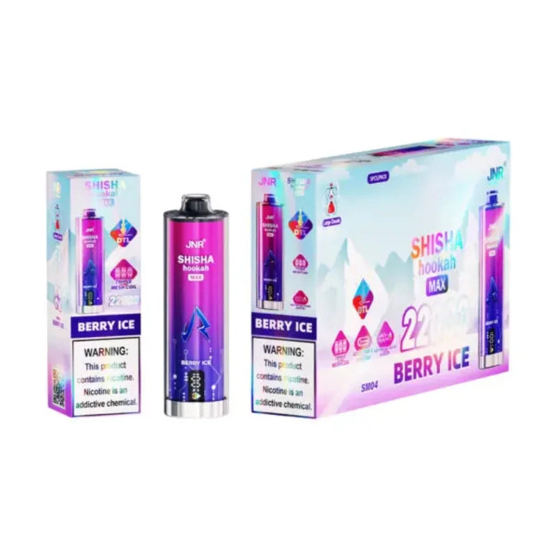 JNR Shisha Hookah Max 22000 Puffs Disposable Vape