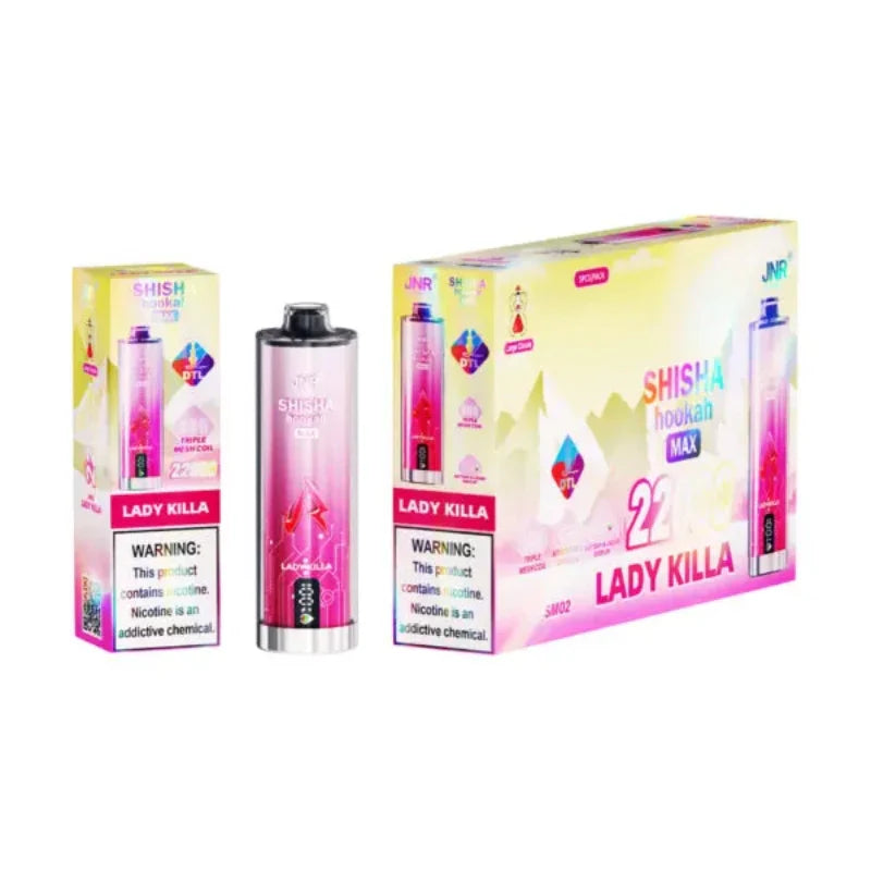 JNR Shisha Hookah Max 22000 Puffs Disposable Vape