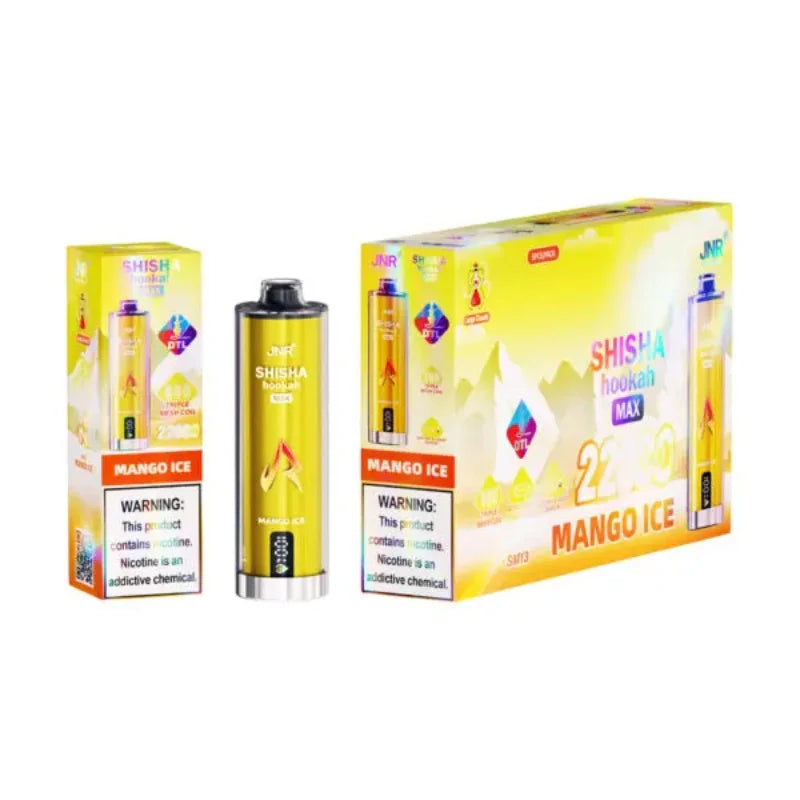 JNR Shisha Hookah Max 22000 Puffs Disposable Vape