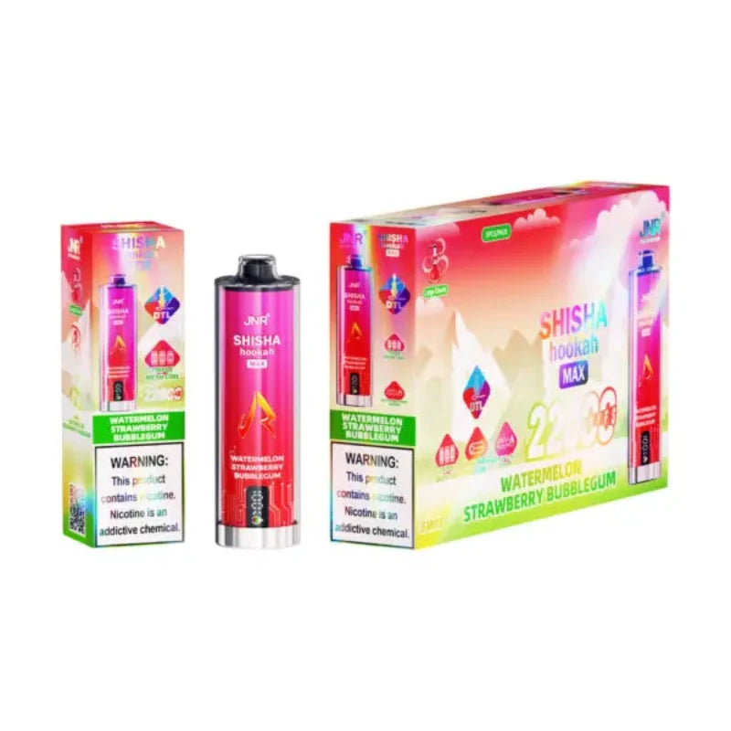 JNR Shisha Hookah Max 22000 Puffs Disposable Vape