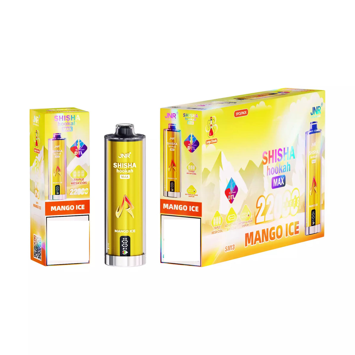 JNR Shisha Max Disposable Vape 22000 Puffs Professional Distributors in Europe