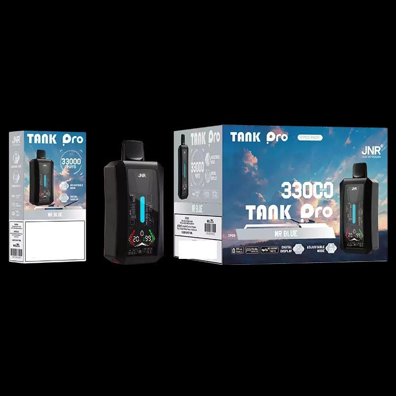 JNR TANK PRO 33000 Puff Disposable Vape Crafted for European Professional Vape Distributors