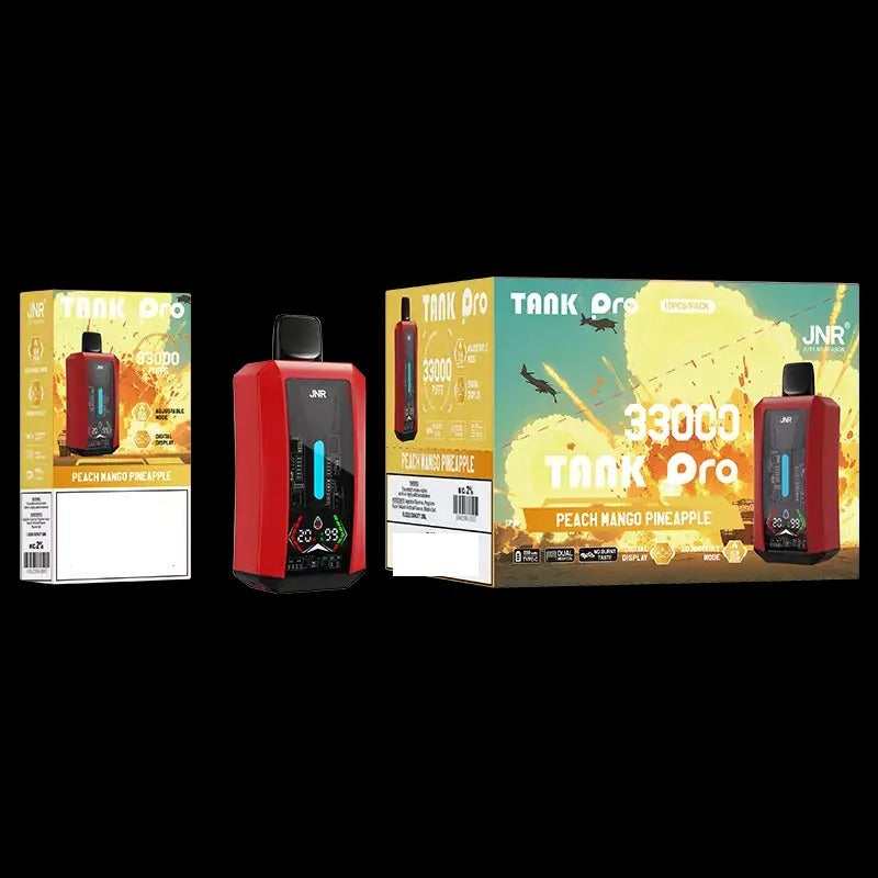 JNR TANK PRO 33000 Puff Disposable Vape Crafted for European Professional Vape Distributors