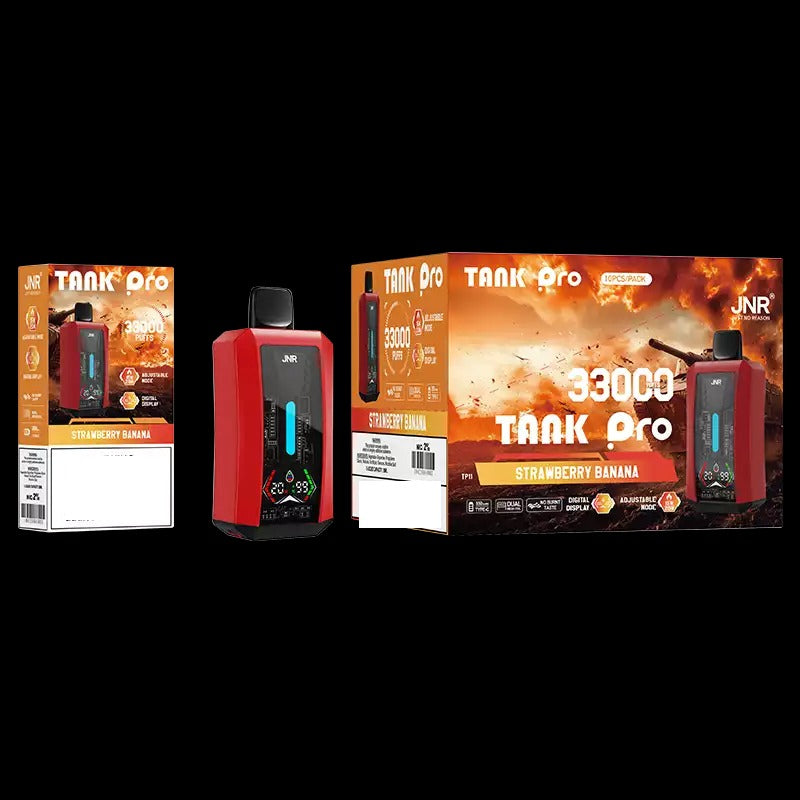 JNR TANK PRO 33000 Puff Disposable Vape Crafted for European Professional Vape Distributors