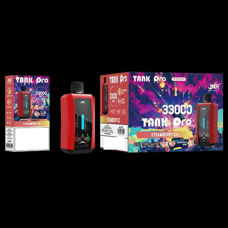 JNR TANK PRO 33000 Puff Disposable Vape Crafted for European Professional Vape Distributors