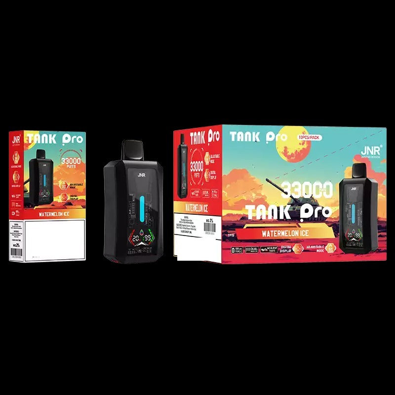 JNR TANK PRO 33000 Puff Disposable Vape Crafted for European Professional Vape Distributors