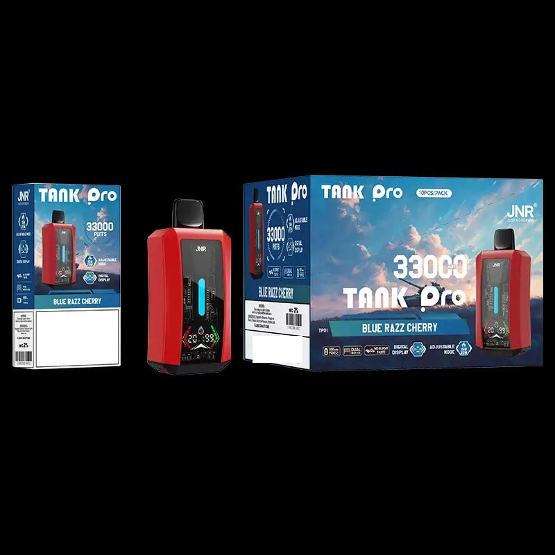 JNR TANK PRO 33000 Puff Disposable Vape Crafted for European Professional Vape Distributors