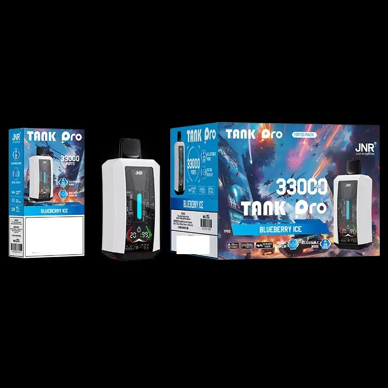 JNR TANK PRO 33000 Puff Disposable Vape Crafted for European Professional Vape Distributors
