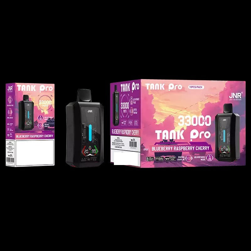 JNR TANK PRO 33000 Puff Disposable Vape Crafted for European Professional Vape Distributors