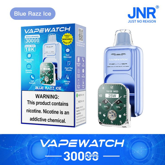 JNR Vape Watch 30000 Puffs Removable Display Disposable Vape