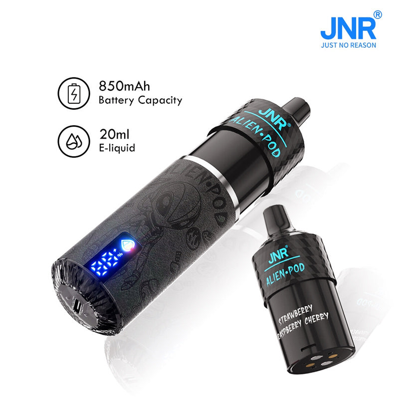 2024 New Factory Jnr Alien Pod 13000 Puffs Direct 100% Original Disposable Vape Wholesale Rechargeable