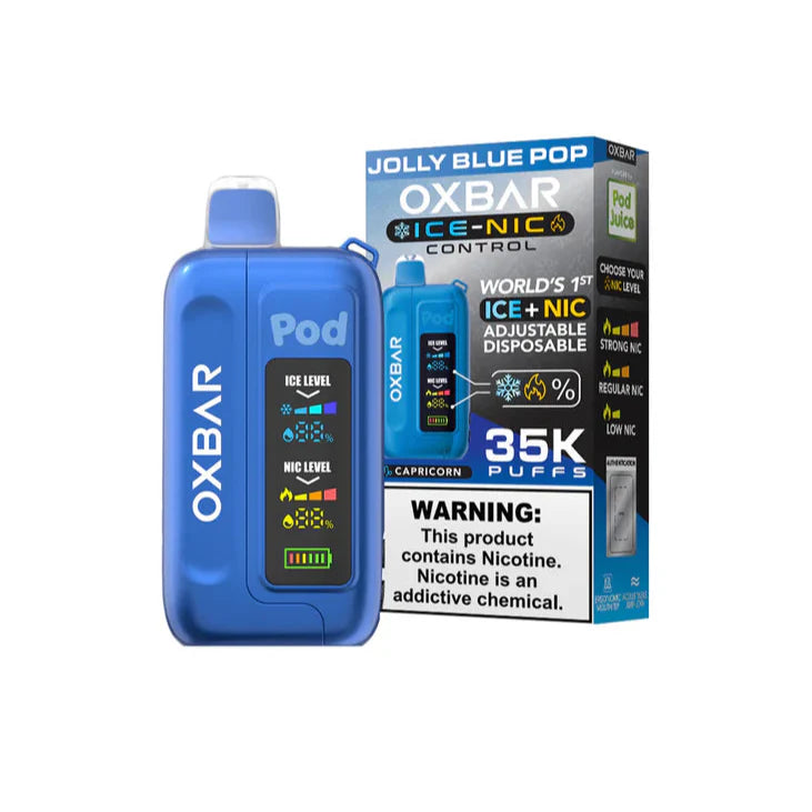 Jolly Blue Pop Oxbar Ice-Nic Control 35K
