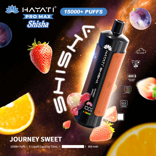 Hayati Shisha 15000 Puffs Disposable Vape (Box of 10)