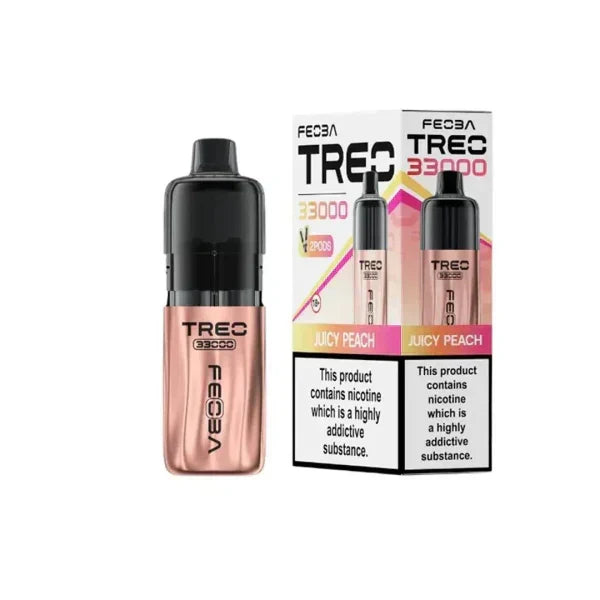 Feoba Treo 33k Prefilled Pod Vape Kit - Box of 5