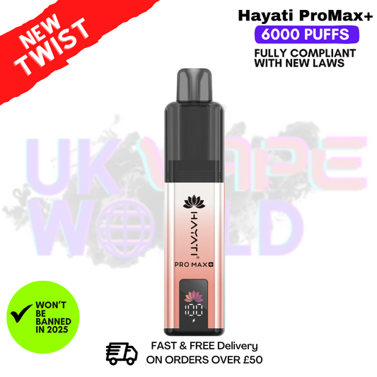 Juicy Peach Hayati Pro Max Plus 6000-Puff-Kit