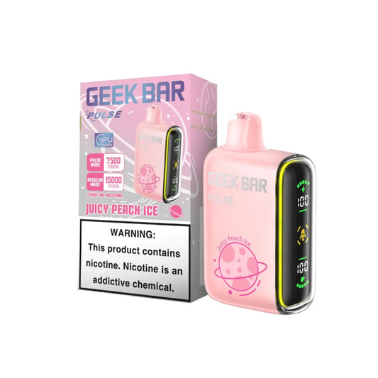 Juicy Peach Ice - Geek Bar Pulse 15k Disposable Vape
