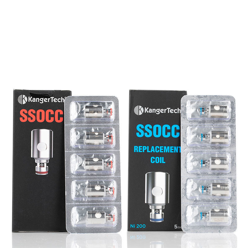 Kanger SSOCC Ersatzverdampferkopf für Subtank/Toptank/SUBVOD (5er-Pack)