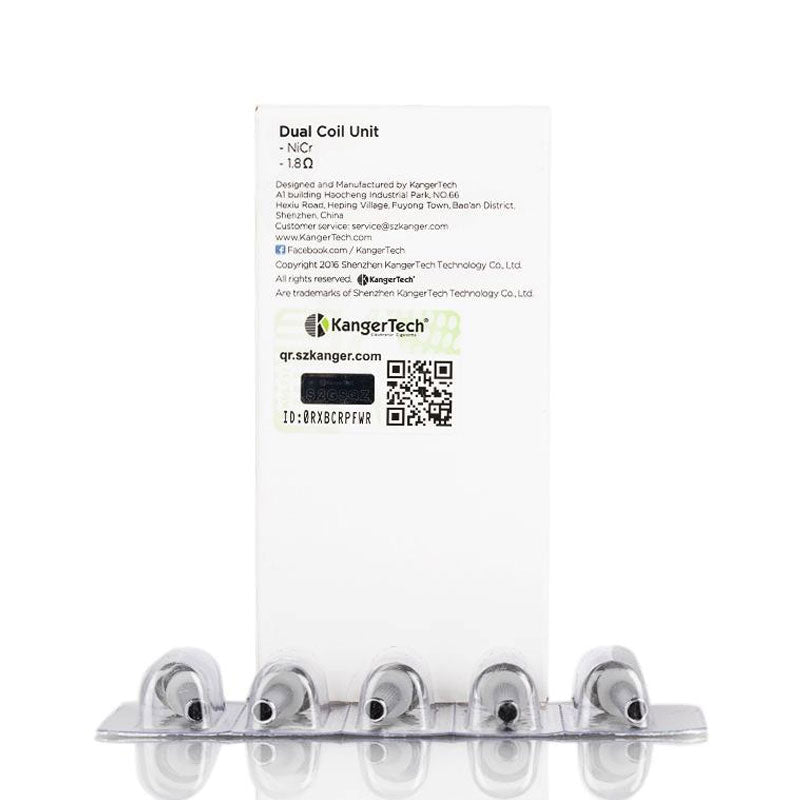 Kanger Upgraded Dual Coil for Protank 3 / Aerotank/ EVOD 2 / T3D / Genitank