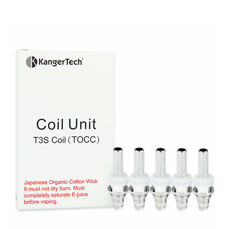 Kanger TOCC Ersatzspulen für T3S/MT3S (5er-Pack)