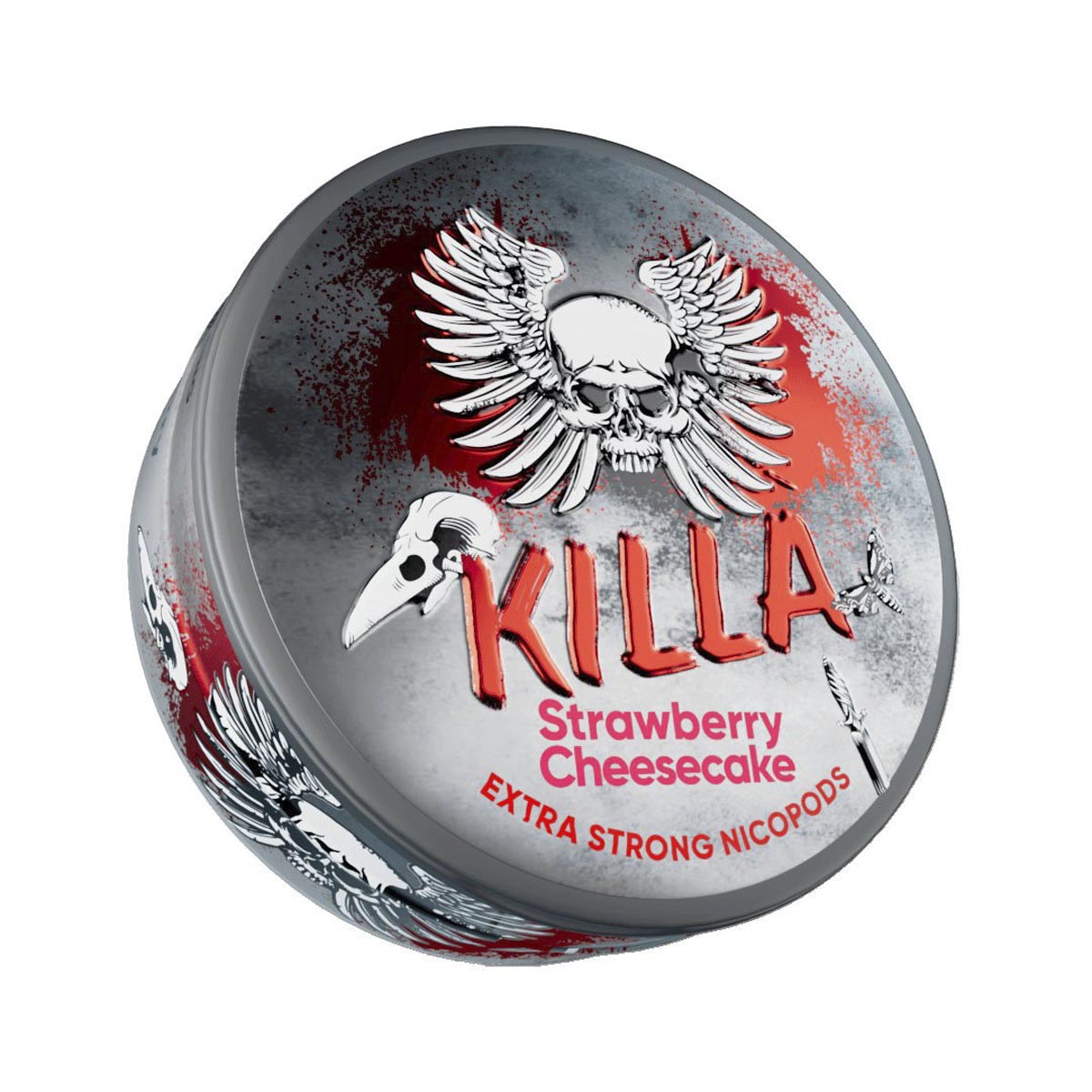 Strawberry Cheesecake Killa Nicotine Snus Pouches