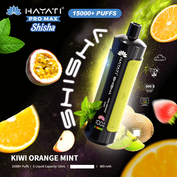 Hayati Shisha 15000 Puffs Disposable Vape (Box of 10)