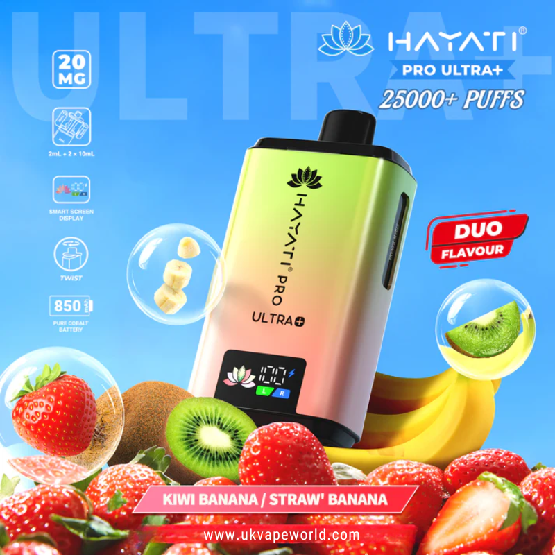 Hayati Pro Ultra Plus 25000 Puff 25K Bar Twist Pod Kit