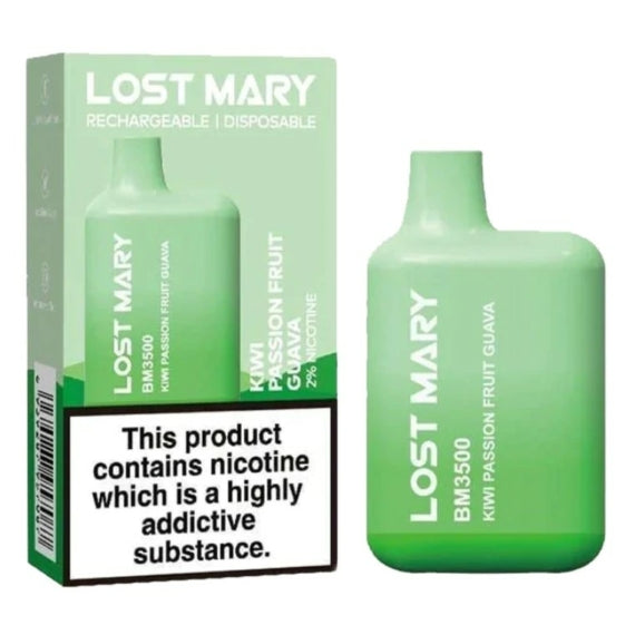 Lost Mary 3500 Puffs Disposable Vapes Pen Bar Box Of 10