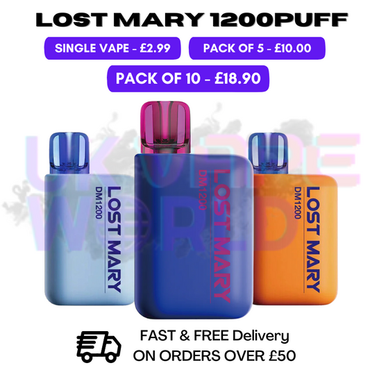 Lost Mary DM1200 Einweg-Zigarette, 1200 Züge