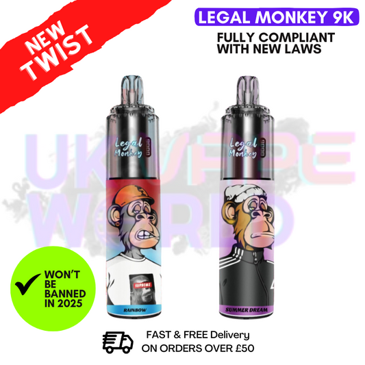 Legal Monkey 9000 9K Puff Twist Kit | 8,99 £