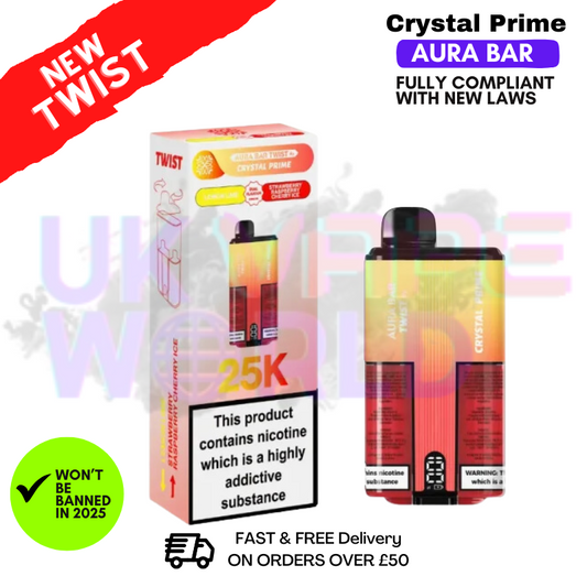 Lemon Lime Crystal Prime 25K Puff Kit