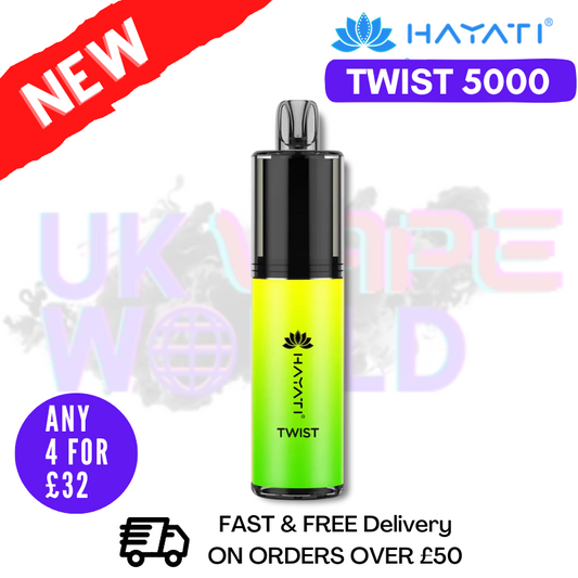 Lemon Lime Hayati Twist 5000 Puff 5K Einweg-Set