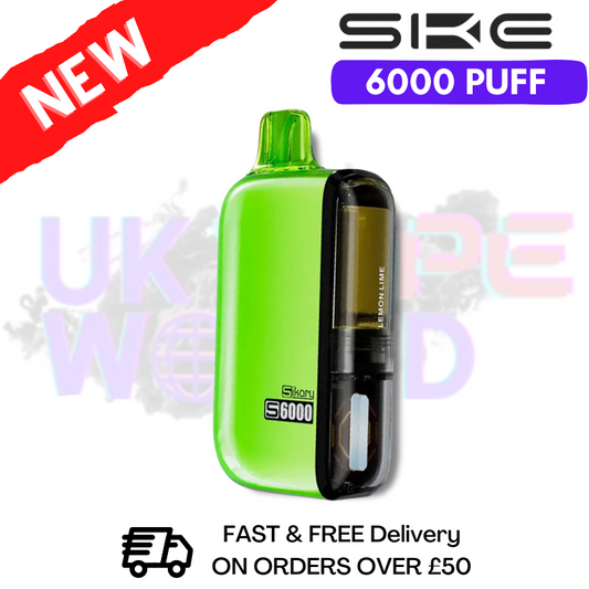 Lemon Lime SKE SIKARY 6000 PUFF 6K Einwegset