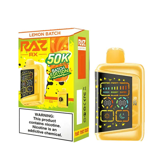 Lemon Batch - RAZ RX 50K Batch Edition Disposable Vape