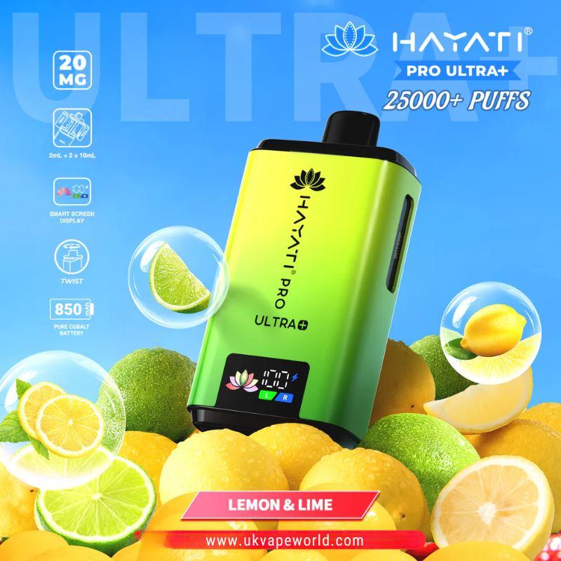 Hayati Pro Ultra Plus 25000 Puff 25K Bar Twist Pod Kit