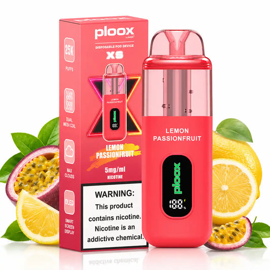 Lemon Passionfruit - Ploox XS 25k Disposable E-Hookah
