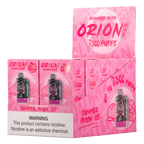 Summer Peach Ice Lost Vape Orion Bar 7500
