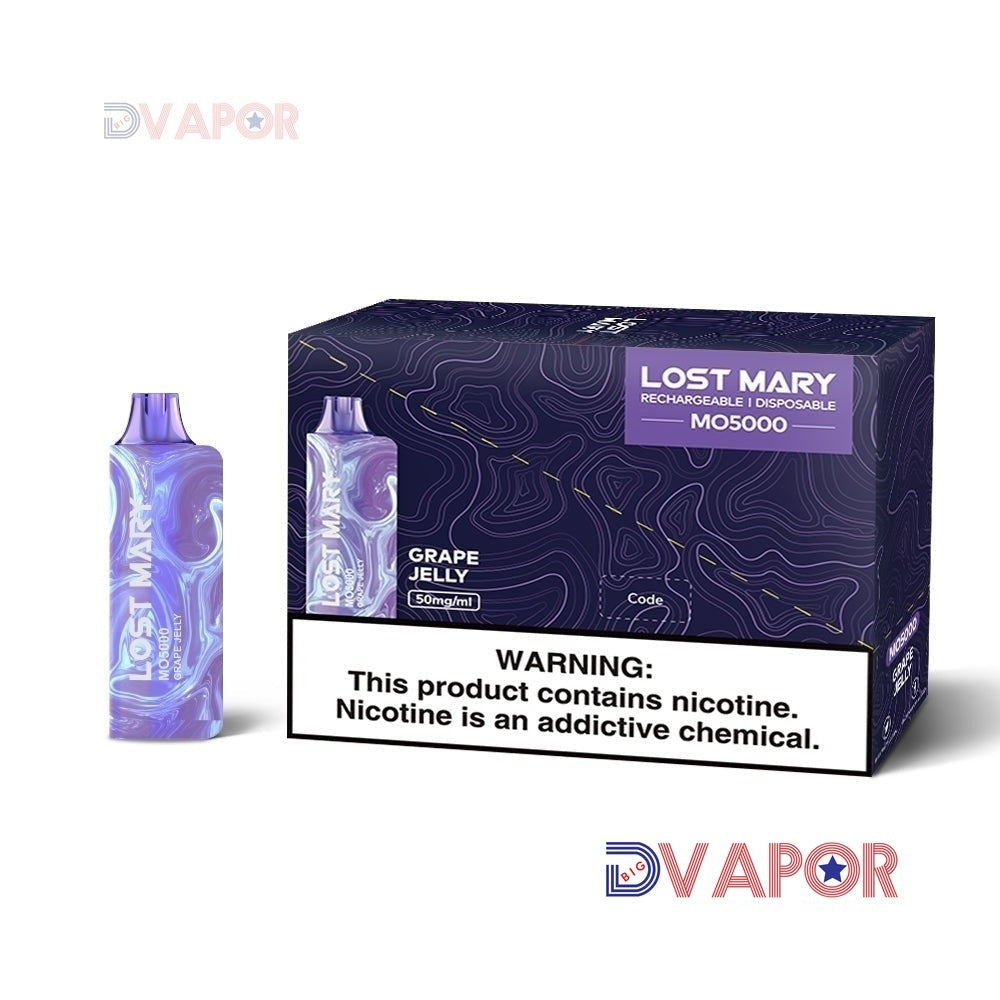 CLEARANCE (Non-Refundable) Lost Mary MO5000 by EBDESIGN 5000 Puff Rechargeable Disposable | 25 Flavors