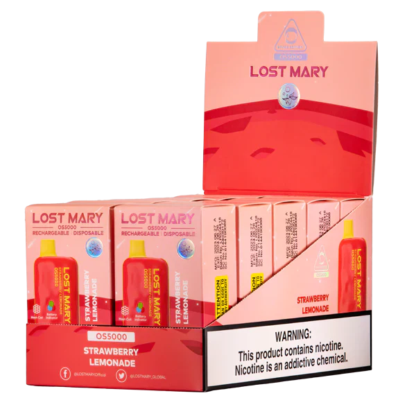 Strawberry Lemonade Lost Mary OS5000