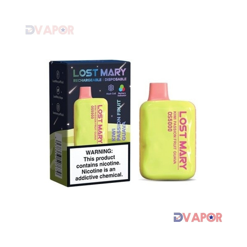CLEARANCE (Non-Refundable) Lost Mary OS5000 by EBDESIGN Disposable | 5000 Puff Rechargeable | 5% Disposable Vape